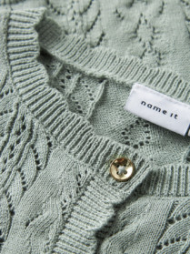 NAME IT Strik Cardigan Jollie Slate Gray